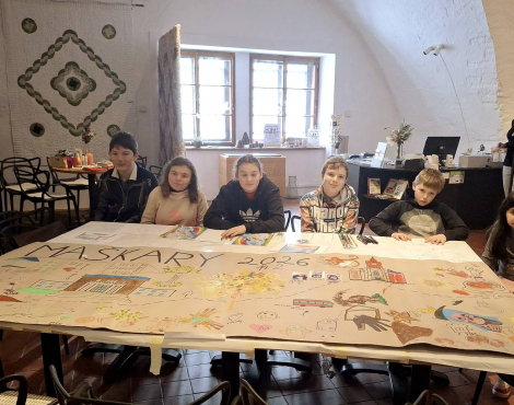Foto z akce Maškarní tvoření s dětmi ze Základní školy speciální Milevsko