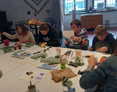 Obrázek k akci Maškarní tvoření s dětmi ze Základní školy speciální Milevsko