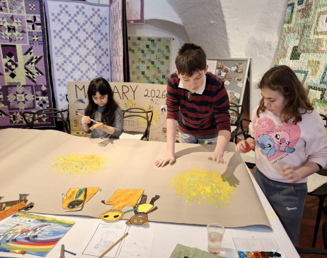 Obrázek k akci Maškarní tvoření s dětmi ze Základní školy speciální Milevsko