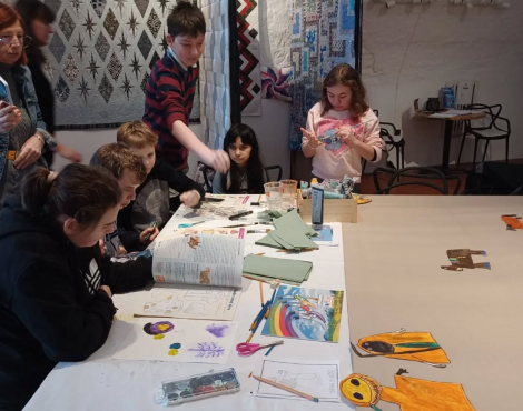 Obrázek k akci Maškarní tvoření s dětmi ze Základní školy speciální Milevsko