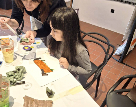 Obrázek k akci Maškarní tvoření s dětmi ze Základní školy speciální Milevsko